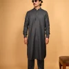 Greyish Blue Pathan Kameez Shalwar