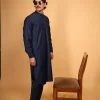 blue  kameez shalwar for men