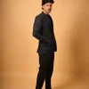 black winter woollen blazer for men