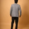 blue winter blazer for men