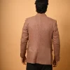 brown winter blazer for men