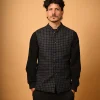 black winter woolllen waistcoat for men