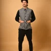 men wearing waistcoat