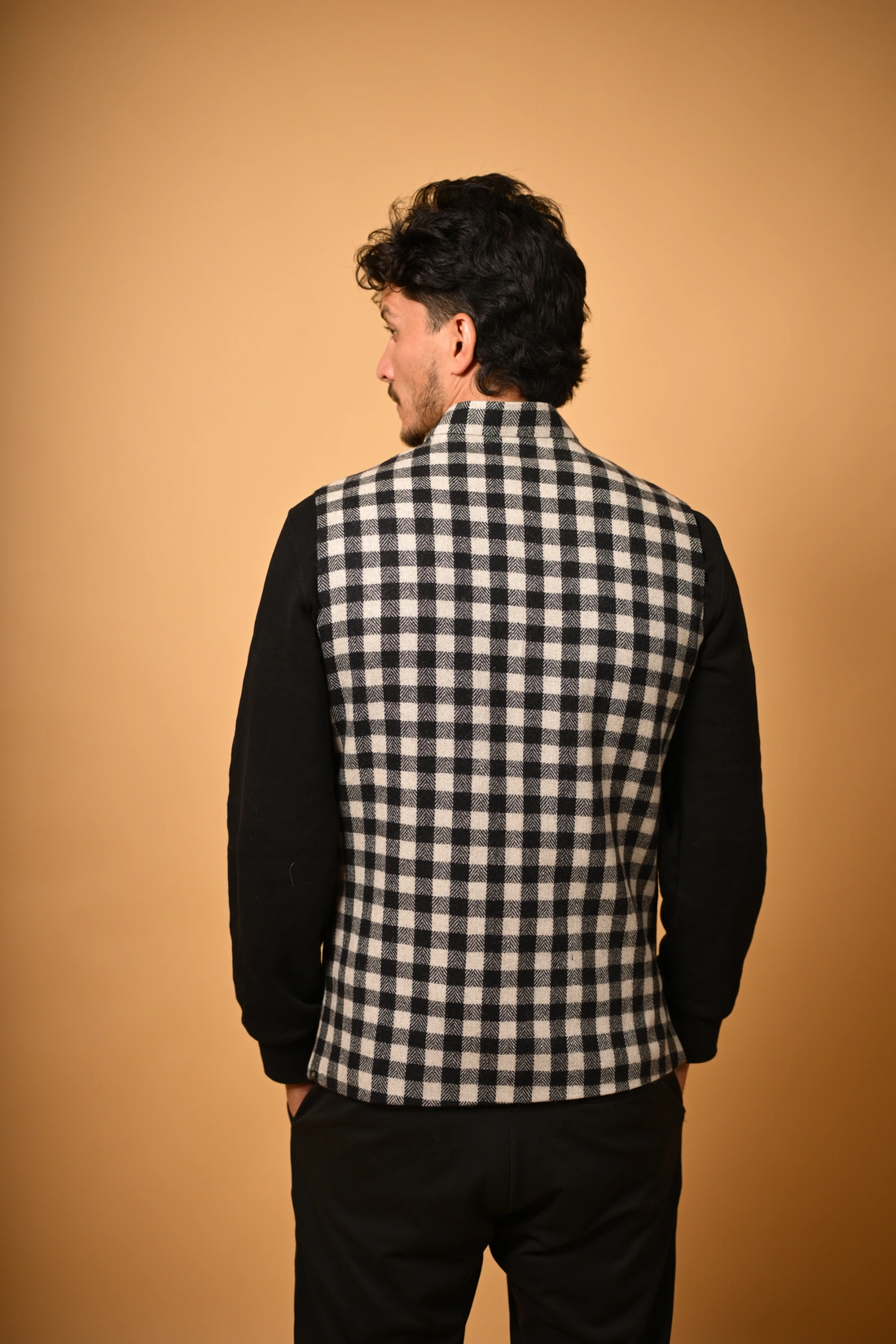 men wearing wais coat