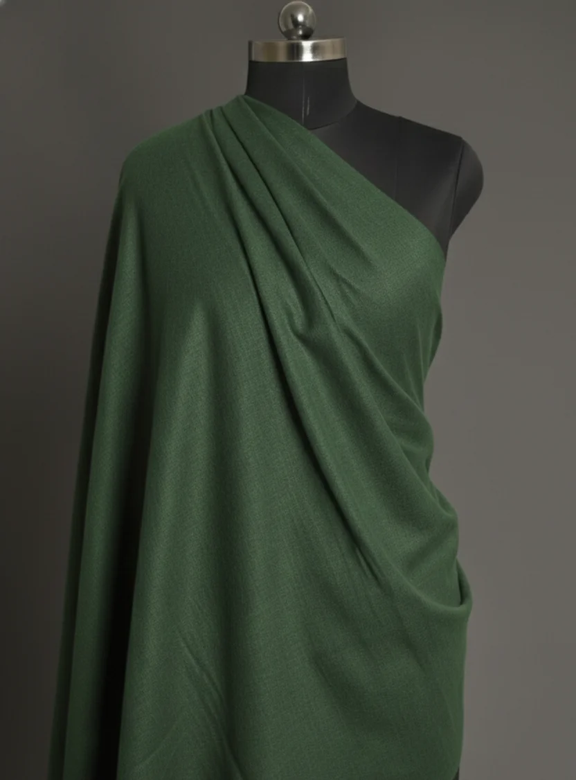 green colour pashmina shawl
