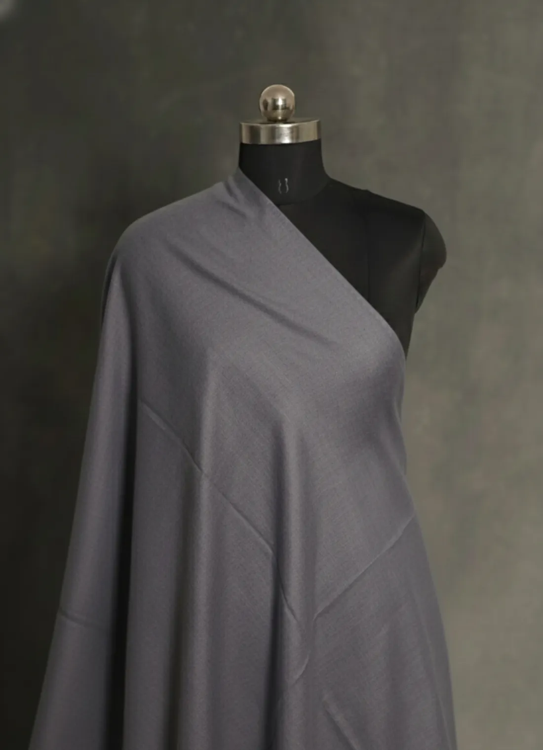 grey color pashmina shaw