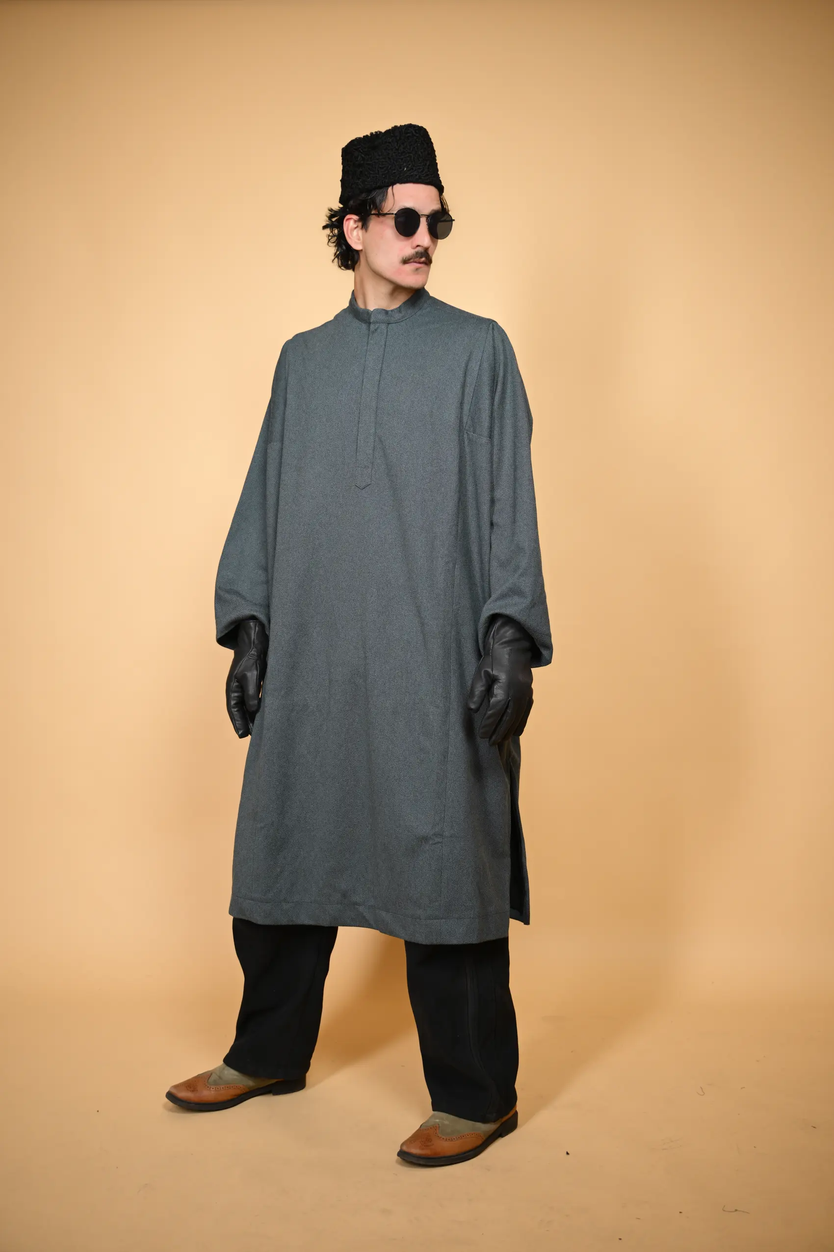 men wearing kashmiri firan