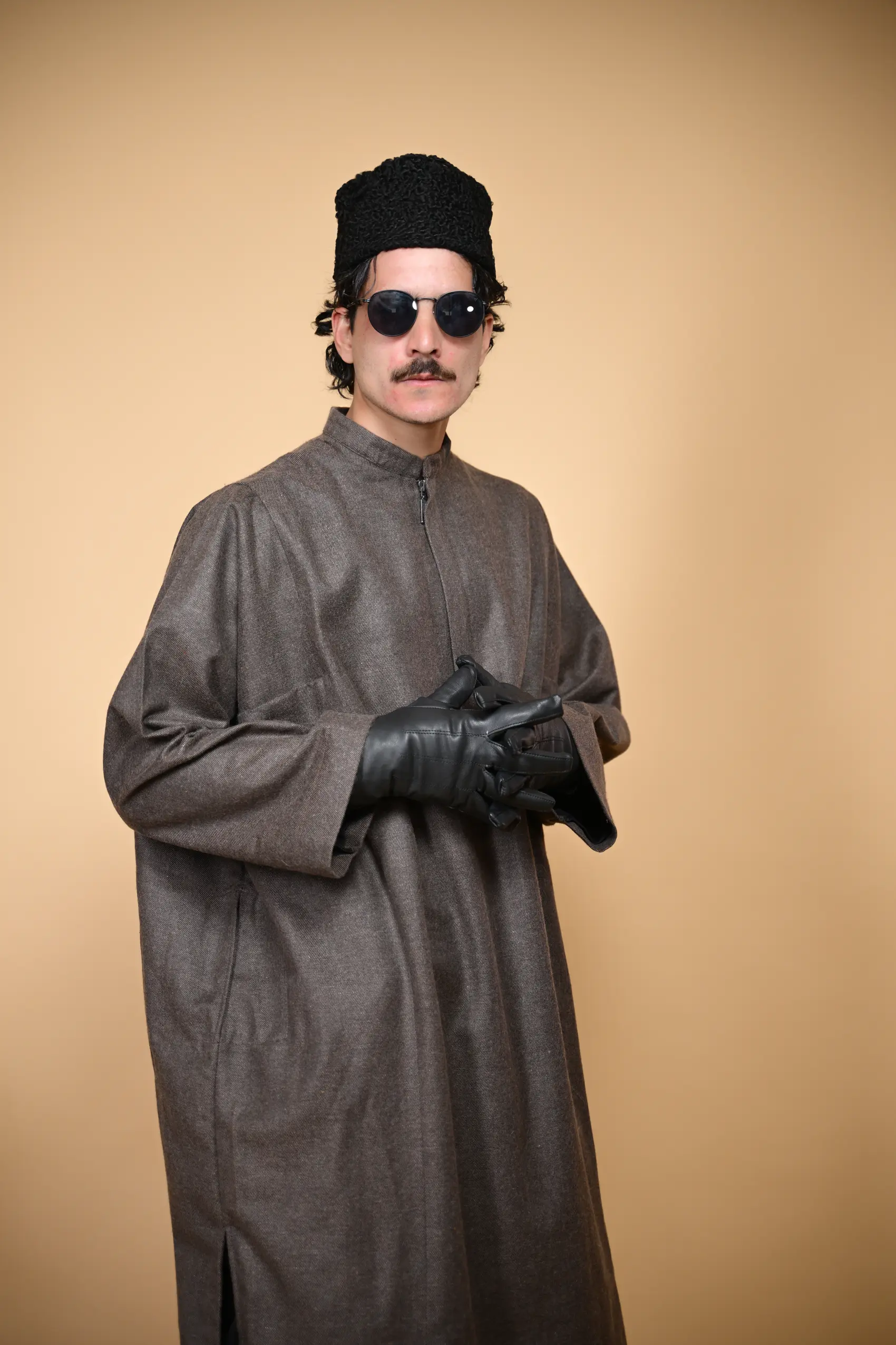 men wearing kashmiri firan