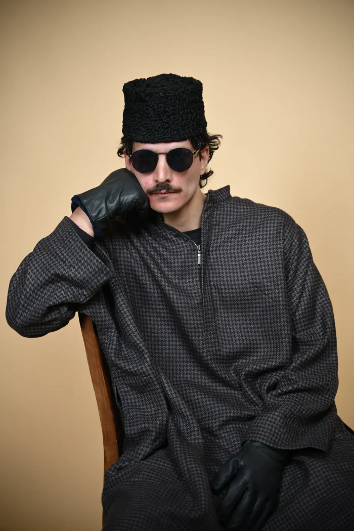 men wearing Kashmiri  pheran