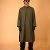 men wearing Kashmiri pheran