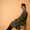 men wearing Kashmiri pheran
