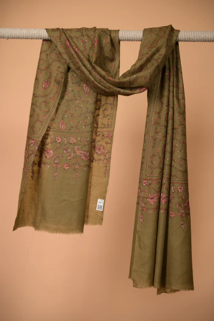 cashmere jaali stole 