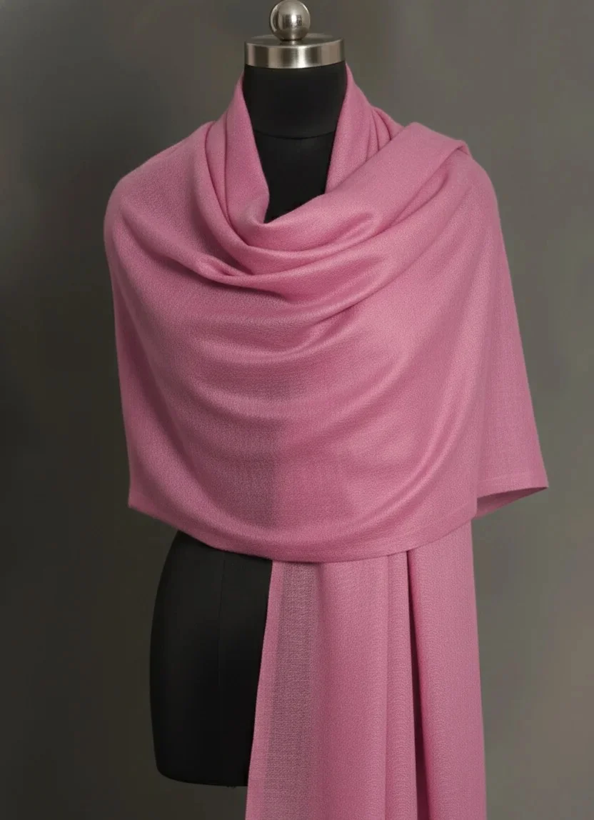 pink Pashmina stole