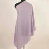 lavender-color- pink  color  Pure GI Pashmina cashmere  stole