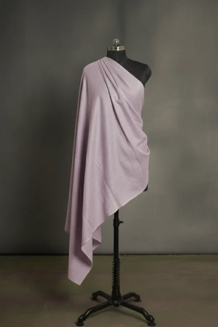 lavender colour  Pure GI Pashmina cashmere shawl