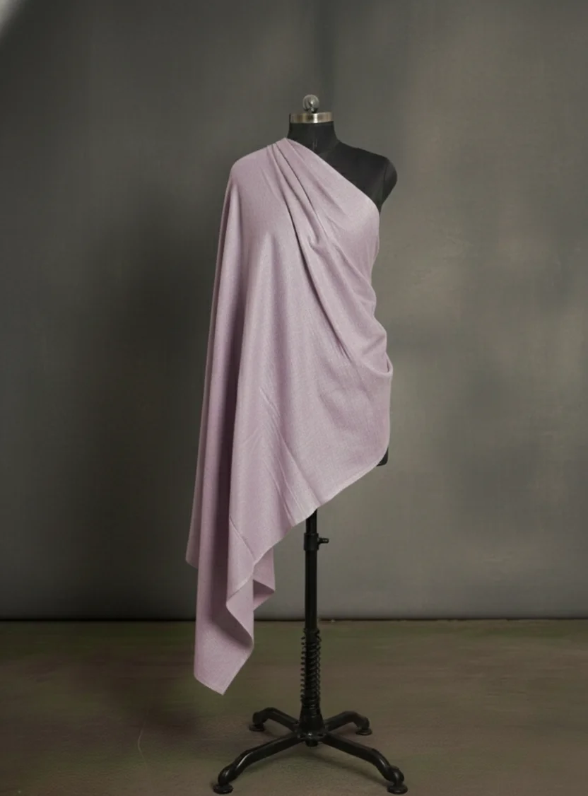 lavender colour Pure GI Pashmina cashmere shawl
