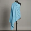 light blue colour pashmina