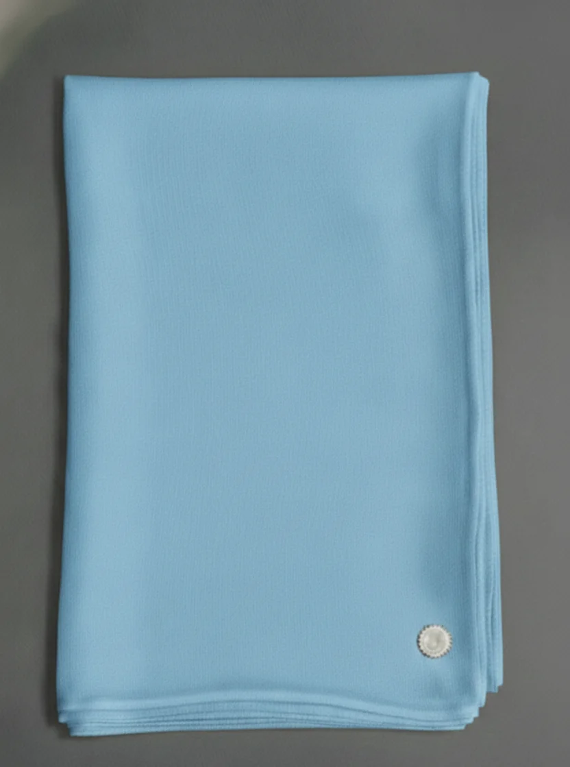 light blue colour pashmina