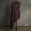 light burgundy cashmere  shawl