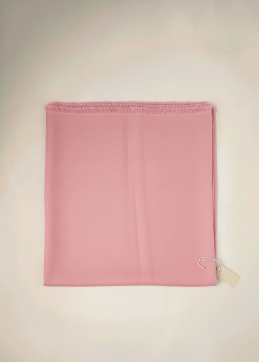 light carmine pink cashmere shawl