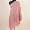 light carmine pink cashmere  shawl