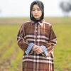 dark brown pheran for female