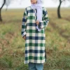 green kashmiri pheran for female