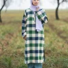 green Kashmiri pheran