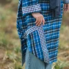 blue kashmiri pheran