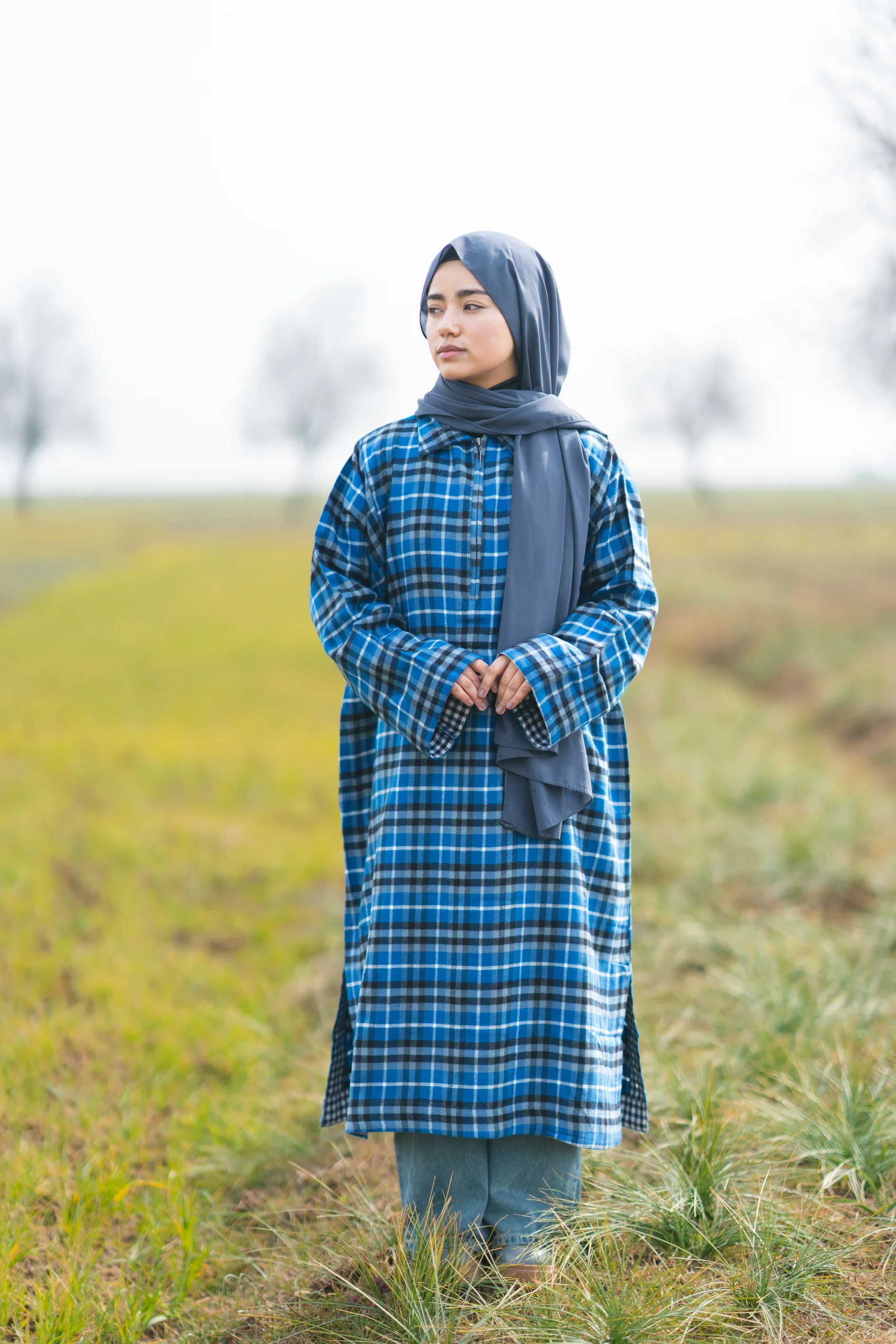 blue kashmiri peran for womens