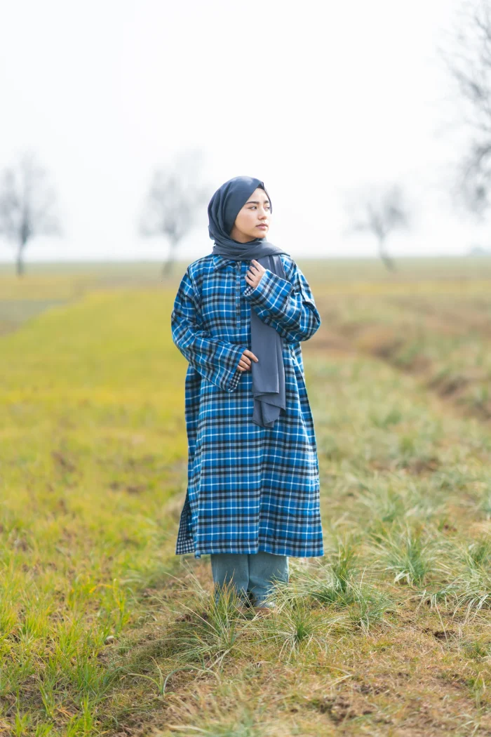 blue Kashmiri  pheran