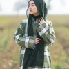 green pheran  for females