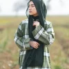 green pheran  for females
