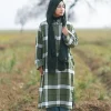 green kashmiri pheran for female