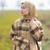 brown pheran for women