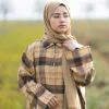 brown pheran for women