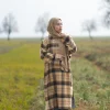 brown kashmiri  pheran fir girl